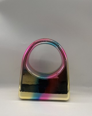 Acrylic Evening Clutch Purse Glossy Box Bag, Handbag Dazzling
