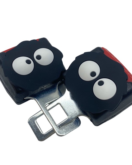 Black Briquettes Car Seat Belt Clip Holder Black Briquettes Car Seat Belt Clip Holder