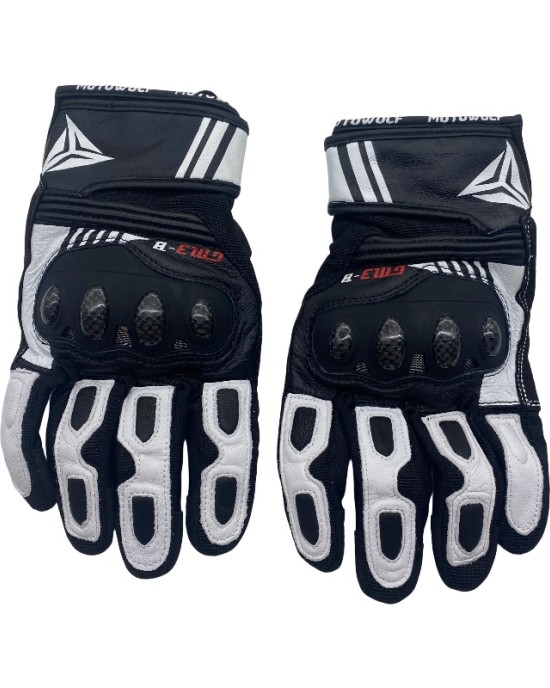 Carbon Fiber Full-Finger Protective Gloves For Motorcycle Riding Carbon Fiber Full-Finger Protective Gloves For Motorcycle Riding