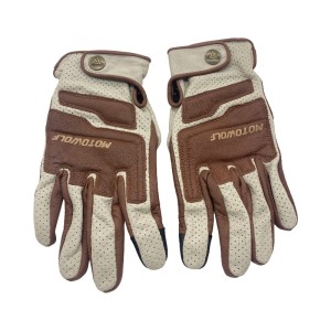 Motorcycle Riding Leather Retro Gloves