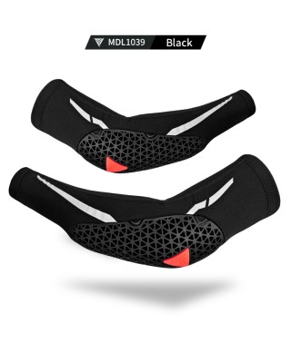 Motorcycle Outdoor Anti-Collision High Elastic Sunscreen Elbow Pads TPE (Black)