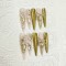 Gold leaf diamonds are very long pointed
