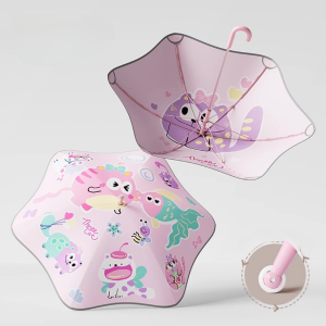 Children's Umbrella Rounded Corner Large Fish (Double Layer)