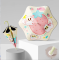 Children's Umbrella Round Corner Large Cream Cat