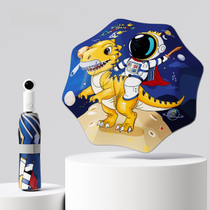 Children's Umbrella Automatic Folding Umbrella Astronaut-Han