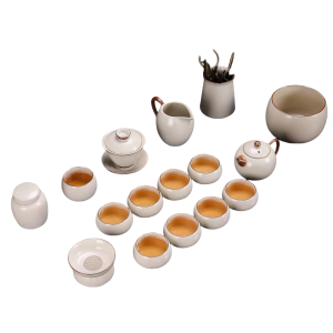  White Ru Kiln kungfu tea sets