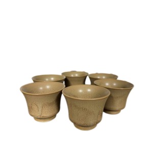 Brown kungfu tea sets