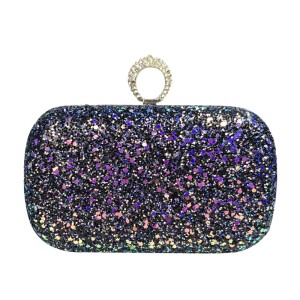 Evening Bag One Shoulder Ladies Clutch Bling Ring Diamond Evening Bag 