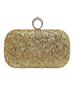 Evening Bag One Shoulder Ladies Clutch Bling Ring Diamond Evening Bag 