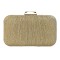  Pleated Sequins One Shoulder Hand Diagonal Symphony Dress Evening Bag 